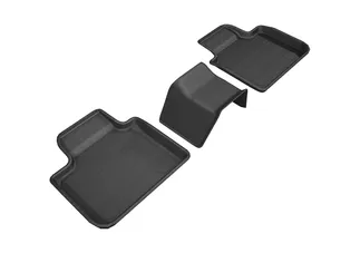 3D MAXpider Kagu 2nd Row Floormats For 18-19 BMW 6 Series Gran Turismo - Black